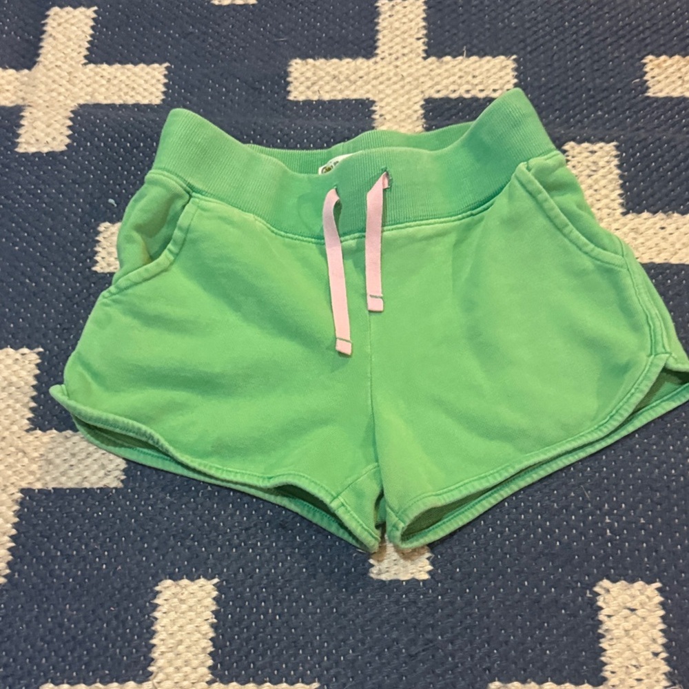 Mini Boden Mint Green Kids Shorts